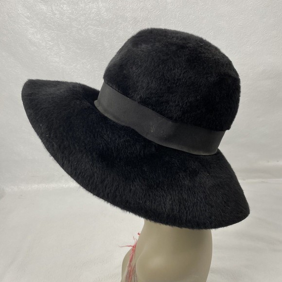 Vintage Musketeer Austria Black Furry Bucket Hat - Picture 4 of 10